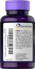 Carlyle Melatonin 3mg tablets in bottle with cap