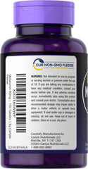 Supplement facts label for Carlyle Melatonin 40mg Complex