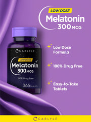 Vegetarian formula Carlyle Melatonin product label