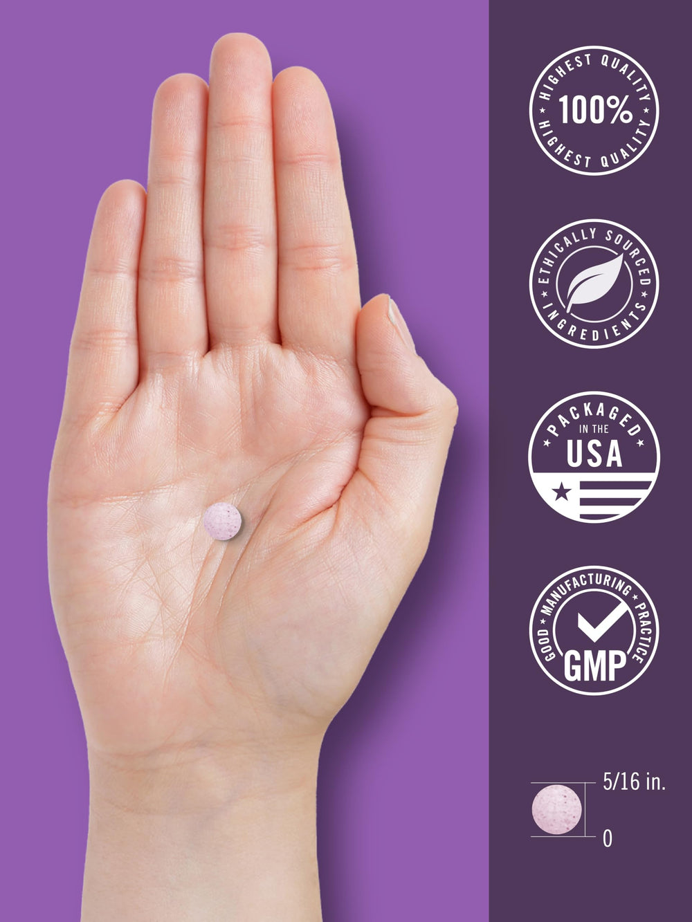 Vegetarian, non-GMO, gluten-free Carlyle Melatonin packaging
