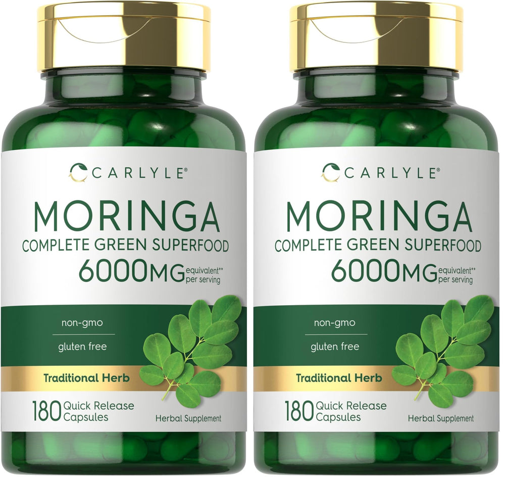 Carlyle Moringa Oleifera 180 Capsules Pack 2 hero image