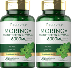 Carlyle Moringa Oleifera 180 Capsules Pack 2 hero image