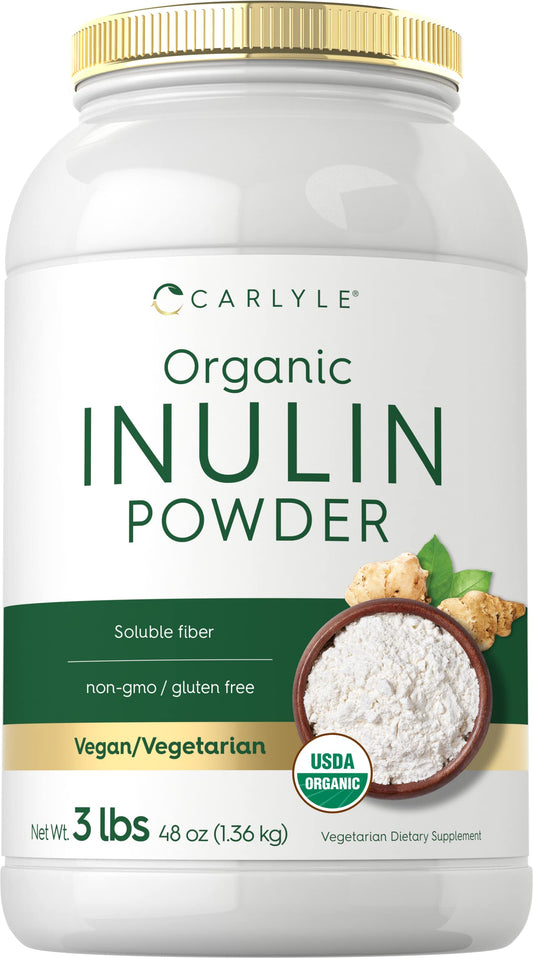 Carlyle Organic Inulin Powder 48oz jar