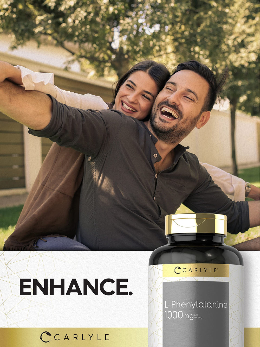 Non-GMO and Gluten Free badge with Carlyle product