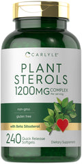 Carlyle Plant Sterols 1200 mg softgel capsules, 240-count