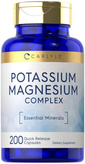 Carlyle Potassium Magnesium supplement front view