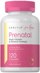 Bottle of Carlyle Prenatal Vitamins for Women