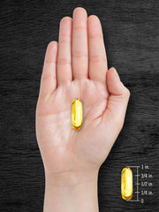 Close-up of Carlyle Pumpkin Seed Oil 3000mg bottle label and packaging