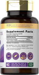 Gluten-free, lactose-free, non-GMO supplement packaging