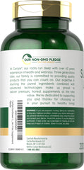 Supplement facts panel on Carlyle bottle