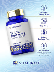 Gluten-free and Non-GMO Carlyle Trace Minerals bottle