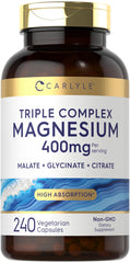Carlyle Triple Magnesium Complex 400 mg 240 capsules - hero image