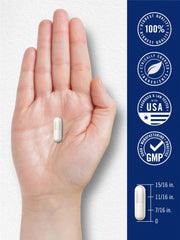 Nutritional facts chart for Carlyle Magnesium Complex