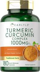 Carlyle Turmeric Curcumin 1000mg capsules bottle