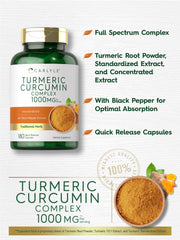 Packaging artwork for Carlyle turmeric curcumin supplement
