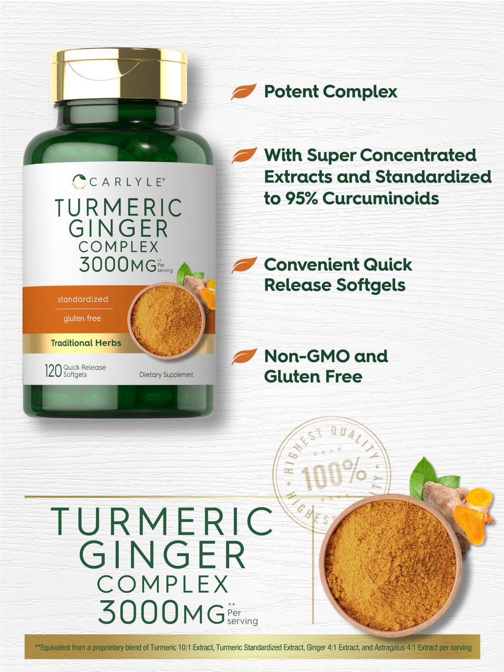 Non-GMO and Gluten Free labeling on Carlyle packaging