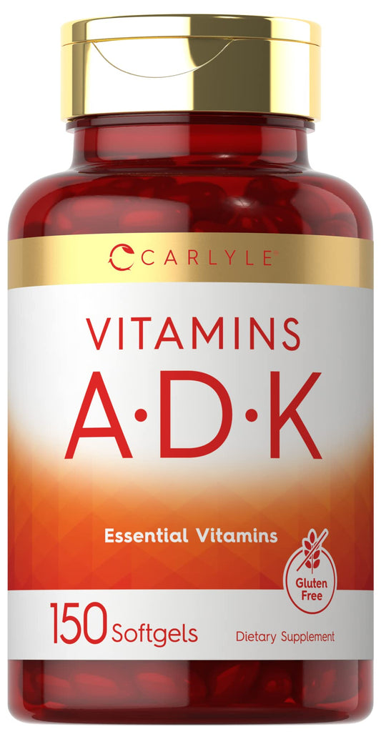 Carlyle Vitamin ADK 150 Softgels bottle front view