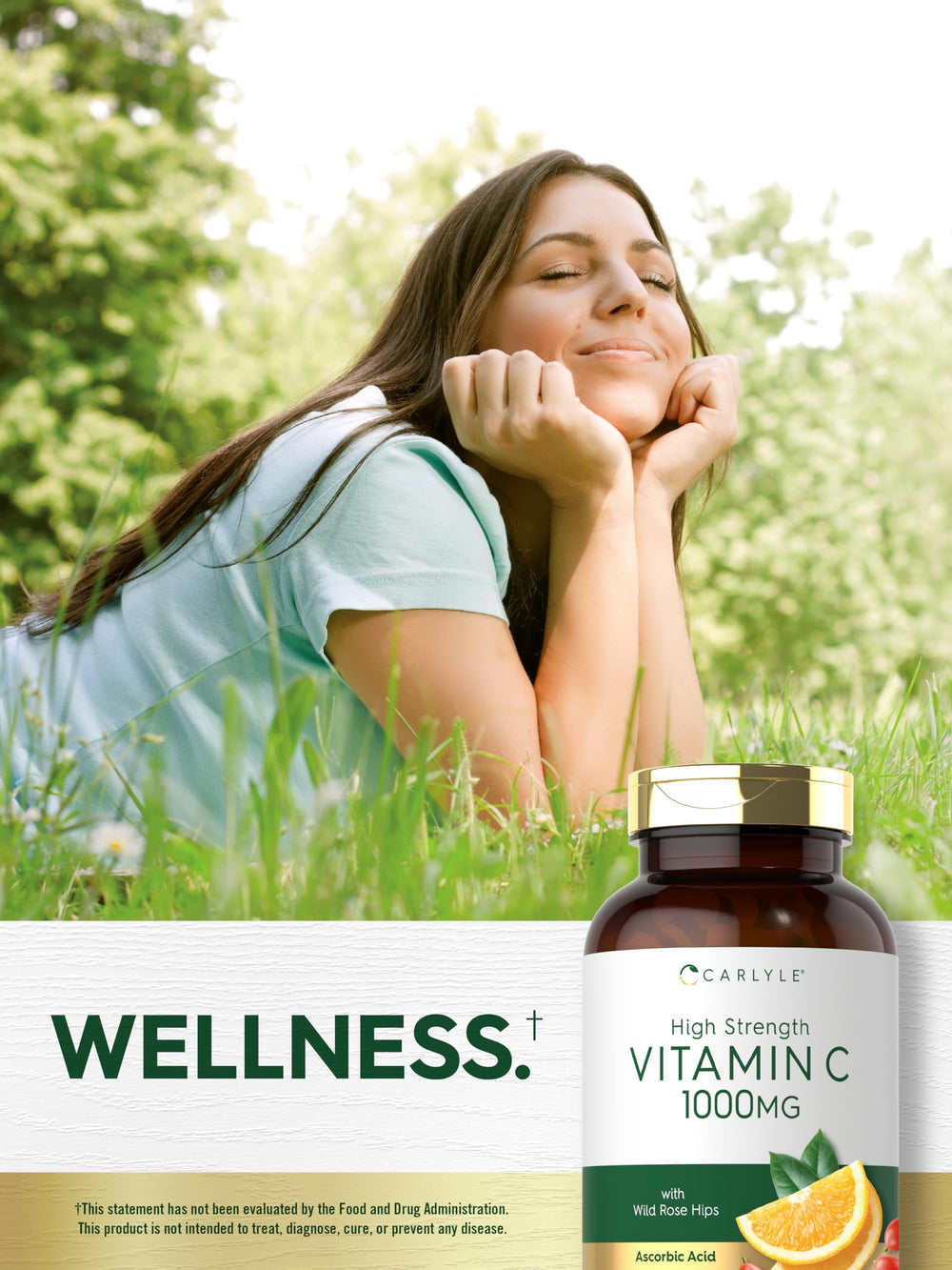 Non-GMO and gluten-free Carlyle Vitamin C