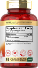 Close-up of Vitamin K2 MK-4 capsules