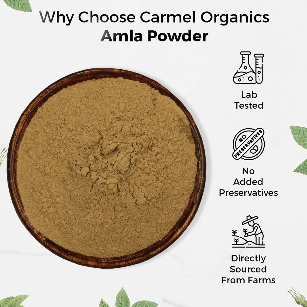 Non-GMO and Kosher labeling on Amla powder
