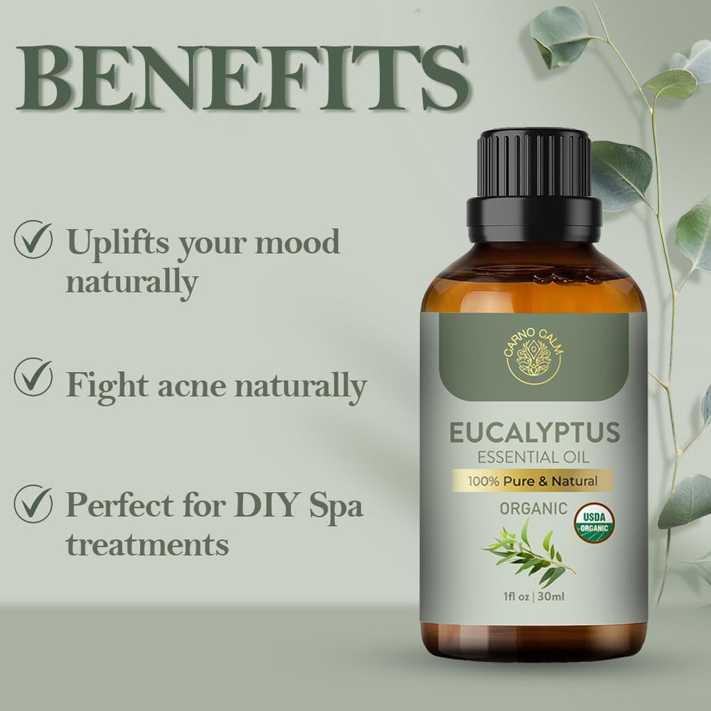 Eucalyptus oil used in a relaxing bath