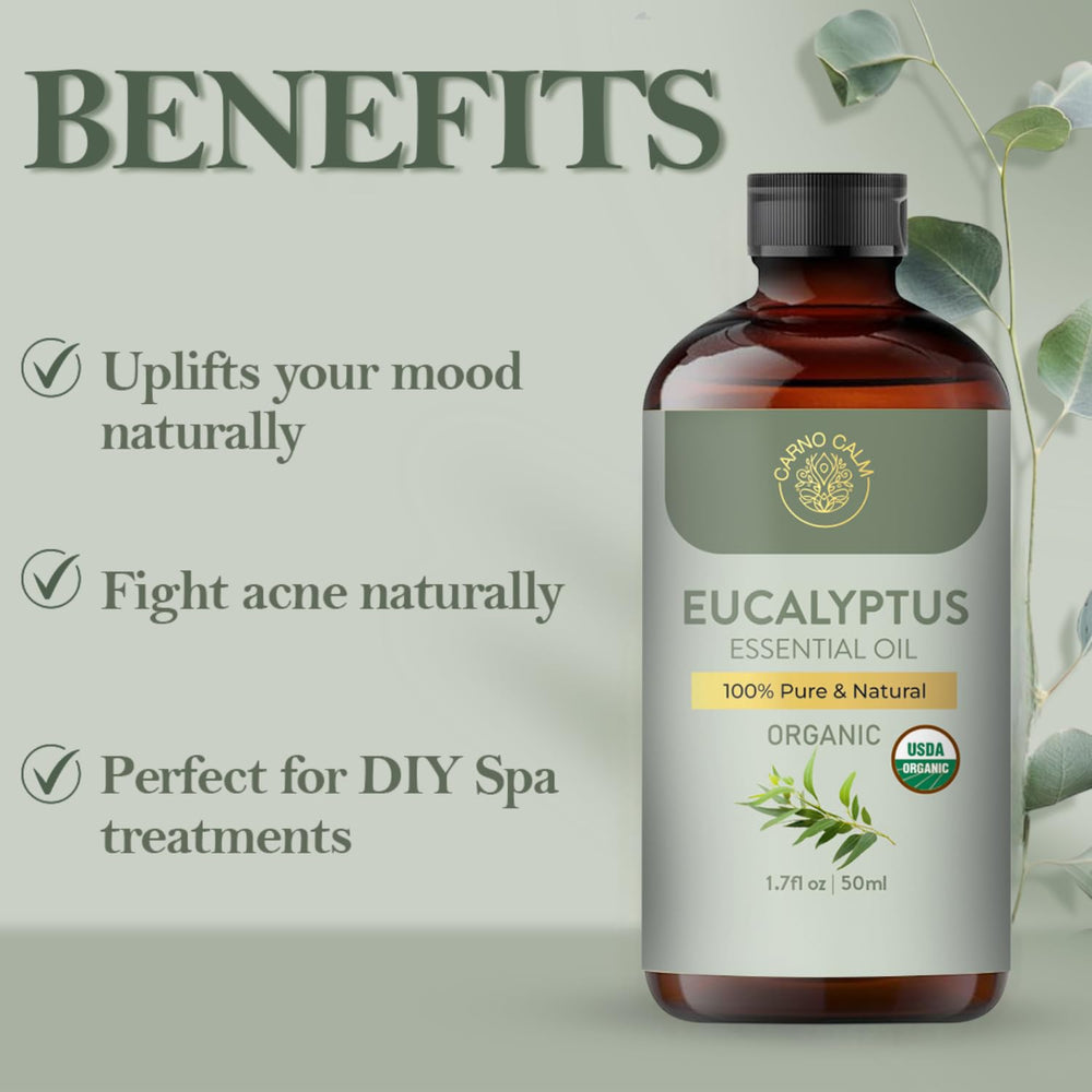 Ingredients and purity of Carno Calm Eucalyptus Oil