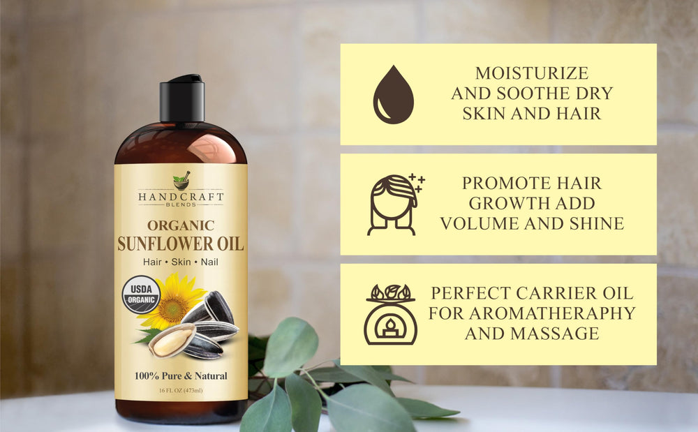 Diluting essential oils with sunflower carrier oil