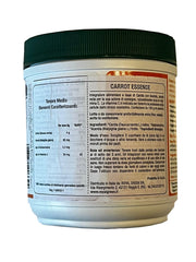 Close-up of Carrot Essence powder being scooped