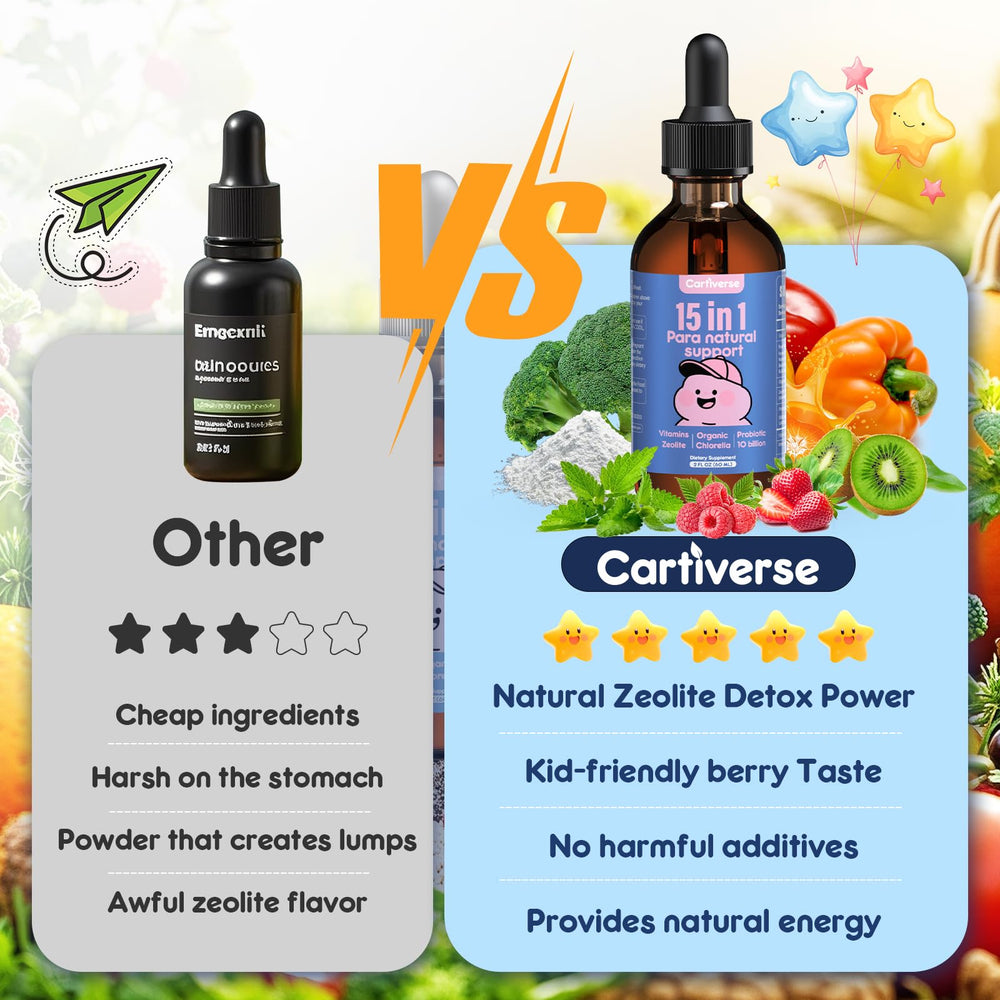 Berry-flavored kid-friendly formula label