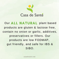 Front view of Casa de Sante packaging for Low FODMAP Collagen Peptides