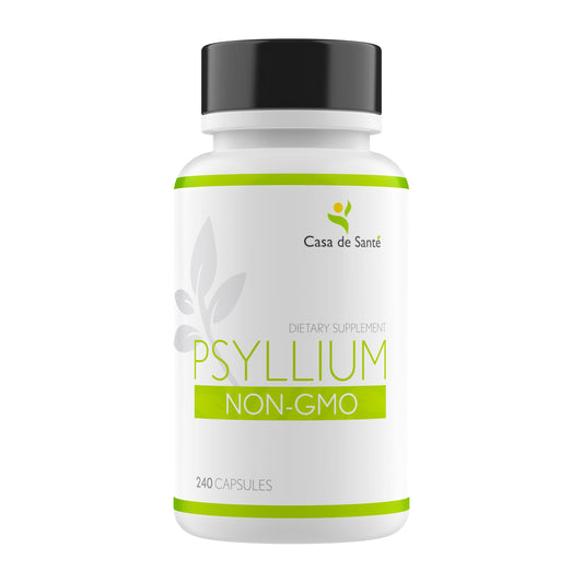 Casa de Sante Psyllium Husk Powder container label