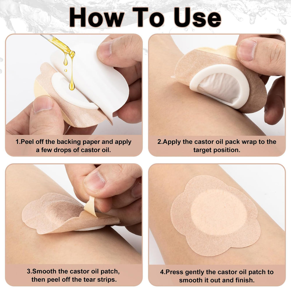 Portable pack of belly button patches