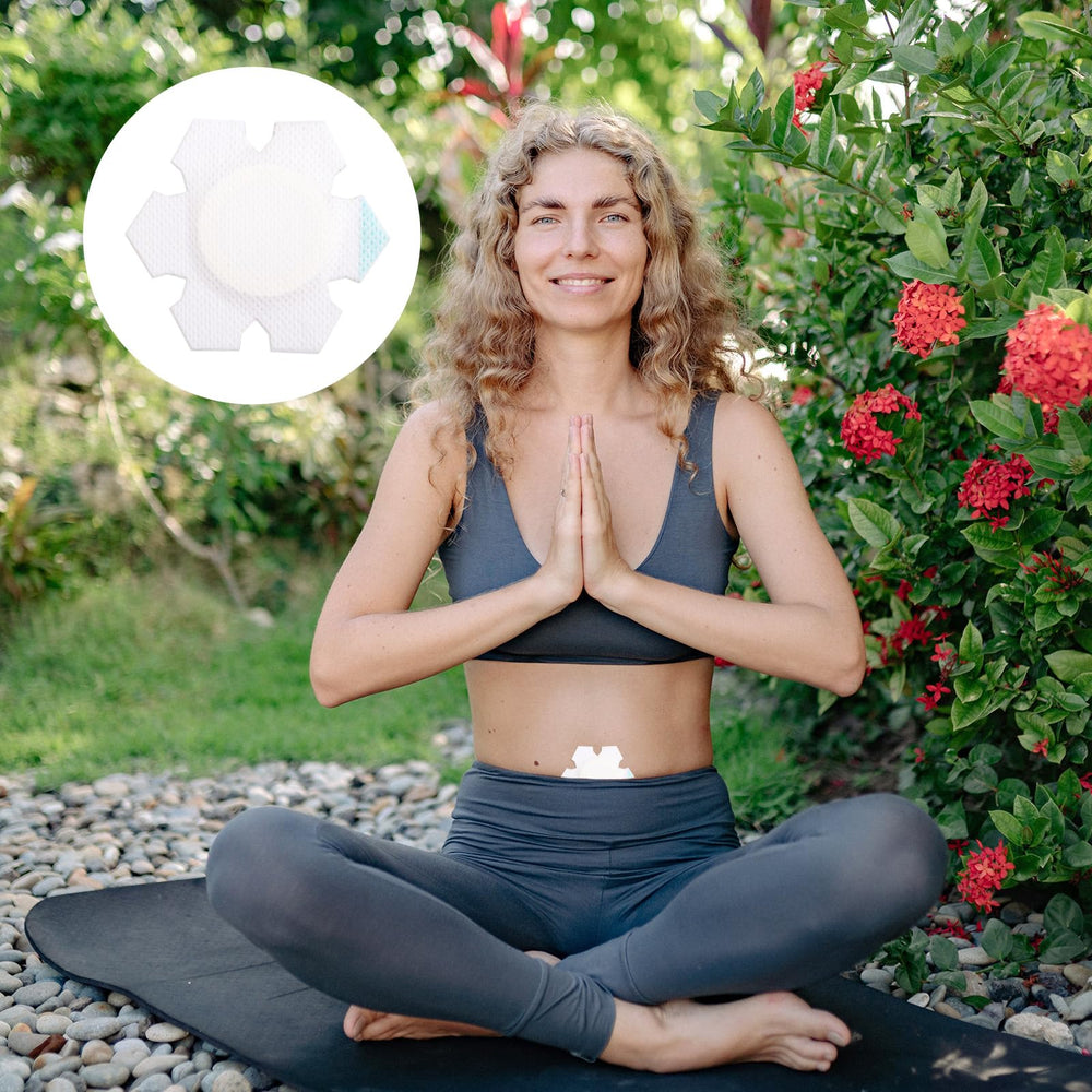 Peel-and-apply castor oil belly button wraps