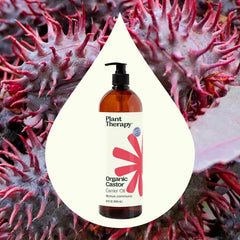 Castor oil pack illustration for detox and wellness