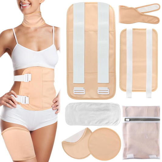 Knee castor oil pack wrap