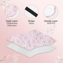 Middle organic cotton flannel layer of castor oil pack