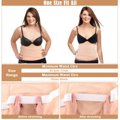 Waist castor oil pack wrap