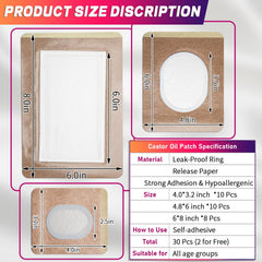 Self-adhesive patch ready to apply