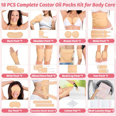 Castor oil packs for chest and breasts