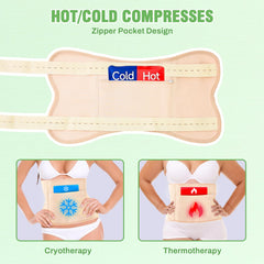 Adjustable elastic strap and secure fasteners on castor oil wrap