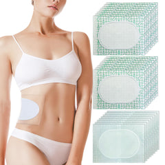 8x6 inch castor oil pack wrap showing thin PU film and cotton pad