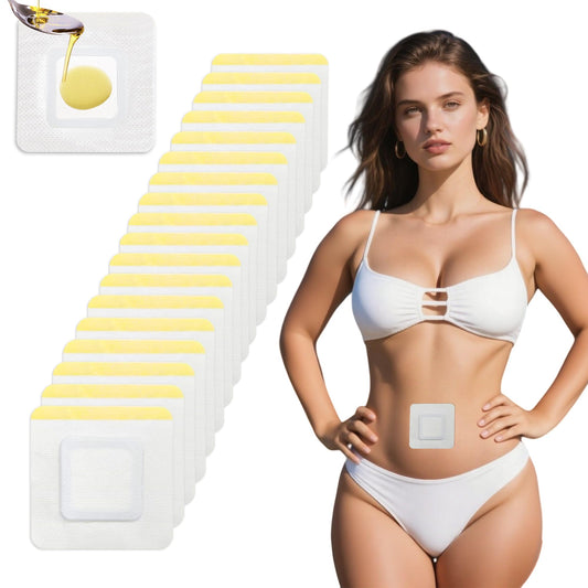 Box front of 54Pack hypoallergenic castor oil pack wrap for belly button
