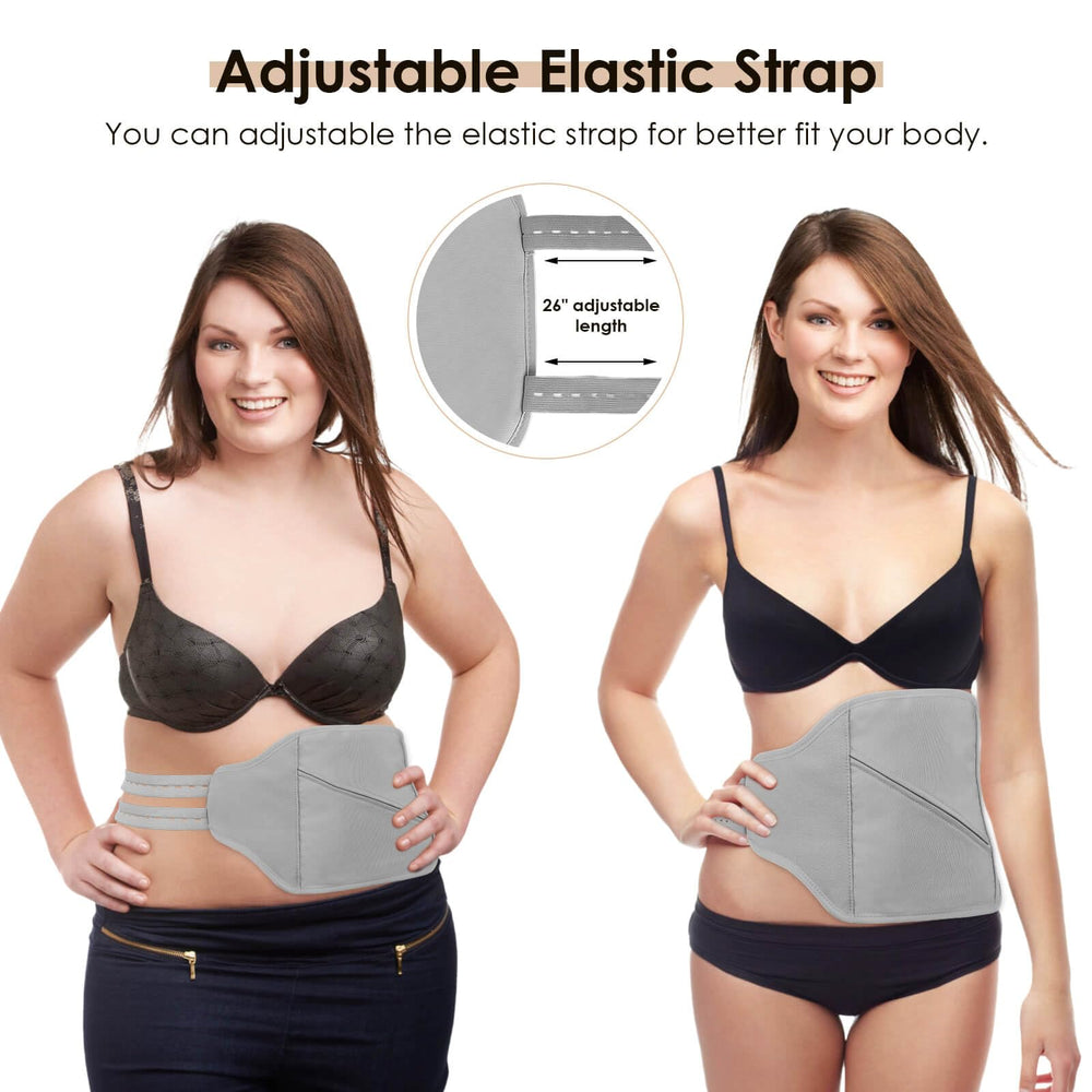 Castor oil pack chest wrap for nursing and chest areas