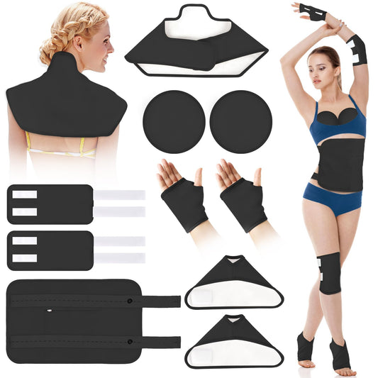 Main image of Castor Oil Pack Wrap Kit in black