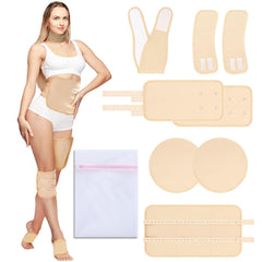 Castor Oil Pack Wrap Kit neck and waist organic cotton