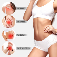 Medium castor oil patch for neck and knees