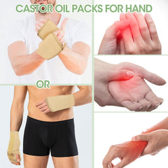 Castor Oil Pack Wrap for Men hand packs