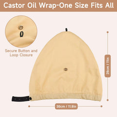 Three-layer design: waterproof outer, cotton inner, elastic strap