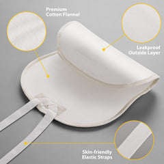 Eco-friendly reusable castor oil pack wrap