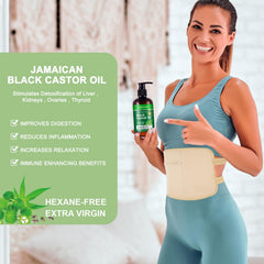 Castor Oil Pack Wrap for waist